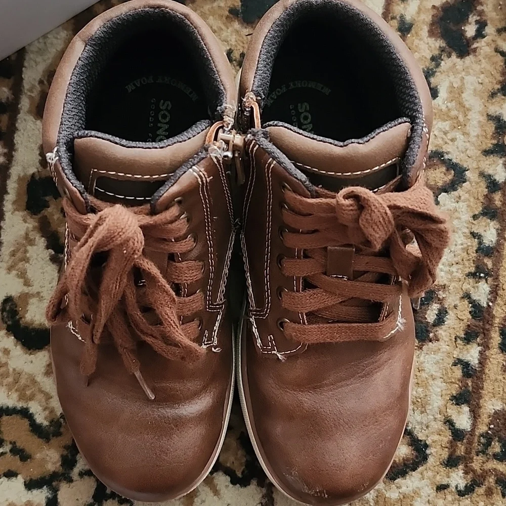 Sonoma Britpunk Casual Sneaker Boots w/zipper; Size:13, Cognac - Picture 12 of 13